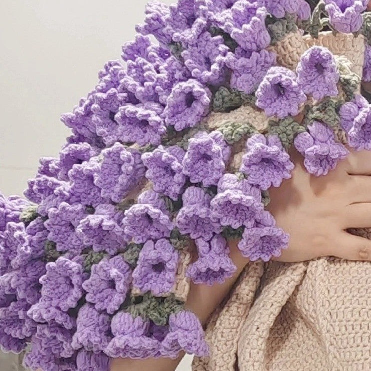 Diy Material Package Flower Blanket