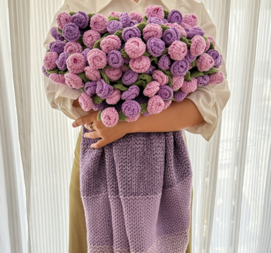 Handmade Flower Blankets